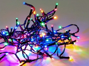 РОЖДЕСТВЕНСКИЕ ОГНИ 100 СВЕТОДИОДНЫХ РАЗНОЦВЕТНЫХ НАРУЖНЫХ РОЖДЕСТВЕНСКИХ ОГНИ