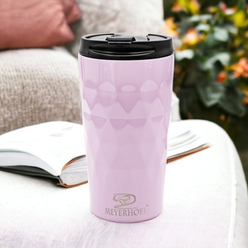 KUBEK TERMICZNY TERMOS SZCZELNE ZAMKNIĘCIE DZIUBEK 380 ML