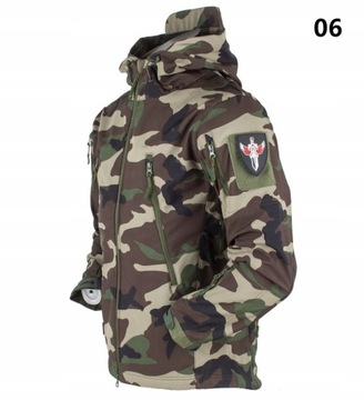 MILITARY SOFTSHELL RAIN JACKET FOR MEN