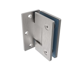 ZAWIAS DRZWI SZKLANYCH ŚCIANA-SZKŁO T:8-10 SATYNA