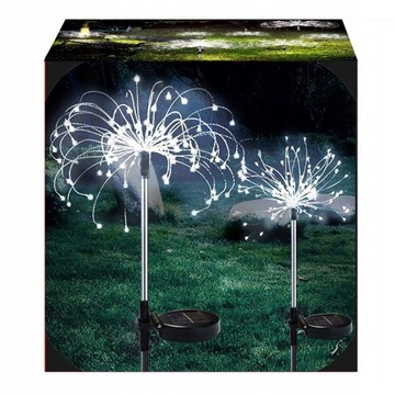2x LAMPA SOLARNA OZDOBA OGRODOWA DMUCHAWCE 150 LED