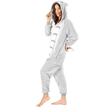 KOSTIUM ONESIE DRES CIEPŁY PIŻAMA PLUSZOWA JEDNOCZĘŚCIOWA KIGURUMI XL