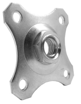 Zawias Regulowany M16 Płytka Mocująca Brama 80x80 61.016.P