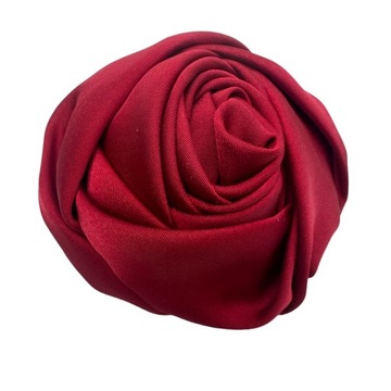 KWIAT Róża Z MATERIAŁU BROSZKA PRZYPINKA PREZENT LOLITA ACCCESSORIES 6 cm