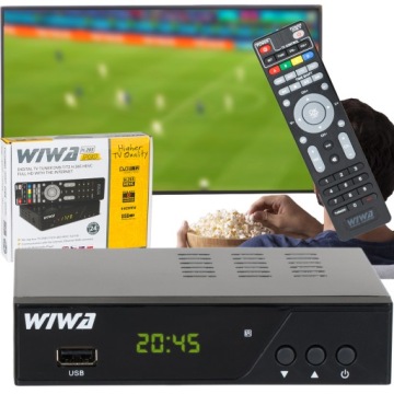 Tuner Dekodér Pozemní Hd Tv DVB-T2 Hevc Hdmi Usb Pilot H.265 Nahrávání