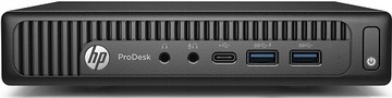 Mały tani HP 600 G2 Tiny i5 6 gen. 8GB 256GB NVMe W10