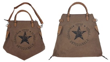 TOREBKA GWIAZDA VINTAGE WOREK SHOPPER BAG TORBA XL