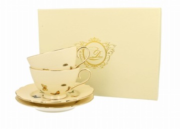 НАБОР КОФЕЙНЫХ ЧАШЕК И БЛЮДЦЕВ 2+2 250МЛ КОФЕЙНЫЙ СЕРВИС