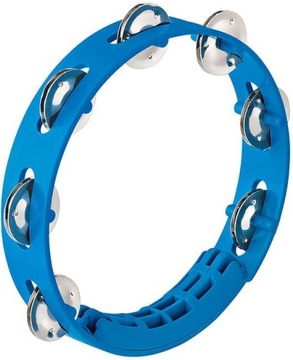 Nino NINO49SB Blue ABS Tambourine Tamburyno