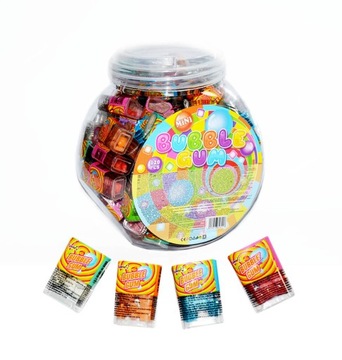 Mini Bubble Gum Gumy Balonowe Owocowe 120szt x 2g