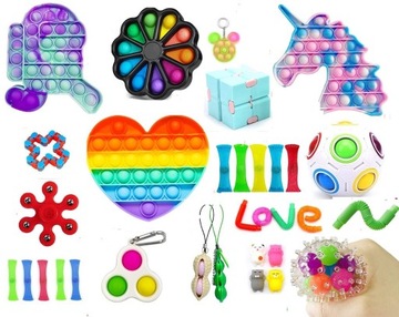 НАБОР АНТИСТРЕССОВЫХ ИГРУШЕК FIDGET TOYS MOCHI