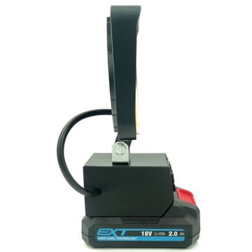 LAMPA DO AKUMULATORA ERBAUER 18V ZABEZPIECZENIE