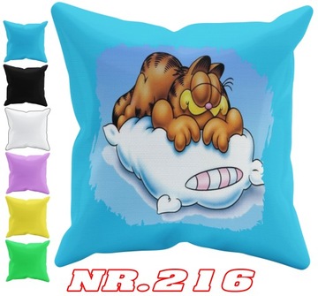 POSZEWKA NA PODUSZKĘ JAŚKA DO PRZEDSZKOLA GARFIELD + IMIĘ GRATIS