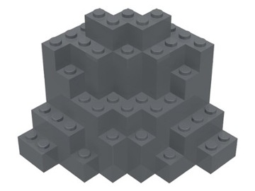 Lego 23996 Skała Góra Szara Ciemna