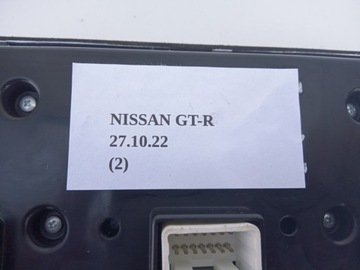PANEL AUTORÁDIO KLIMATIZACE NISSAN GT-R GTR