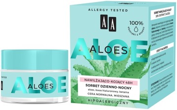 AA ALOES 100% sorbet dzienno-nocny nawilżająco-koj