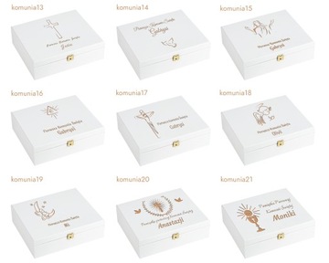 Причастие при крещении - шкатулка для гравировки