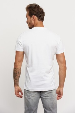 DSQUARED2 biały t-shirt z nadrukiem r.XXL ORYGINAŁ
