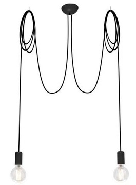 ŻYRANDOL LAMPA METALOWA PAJĄK SPIDER LOFT 2R 3m