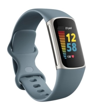 Fitbit заряда 5 GPS Blue-Tlatin ECG частота сердечных сокращений