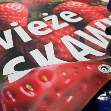 Trwały Baner Reklamowy PELLET OPAŁOWY SPRZEDAM 200x100cm Mocny, Plandeka