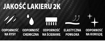 Лак супертвердый MASTON 2K - матовый черный 9005