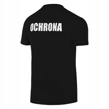 Koszulka T-shirt "Ochrona" - czarna S