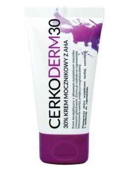 CERKODERM30 30% Mocznika+AHA do pięt i łokci 50 ml