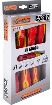 НАБОР ИЗ 7 ОТВЕРТОК 1000 В CORONA C5302