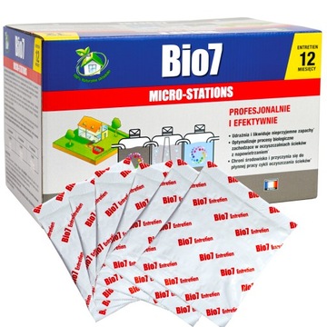 BIO7 ENTRETIEN NA ROK 12 SASZETEK BAKTERIE TLENOWE