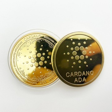 Moneta CARDANO ZŁOTA | Kolekcjonerska kryptowaluta