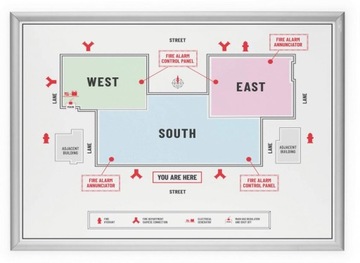 Алюминиевая рамка для плакатов OWZ A1 с низкоотражающей УФ-пленкой