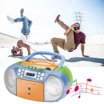 БУМБОКС ЦИФРОВОЕ РАДИО DAB+ FM MP3 CD USB