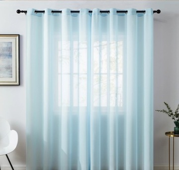 ВУАЛЬ шторы вуаль тюль 3.0 СИНИЙ СИНИЙ