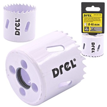 OTWORNICA KORONKA BIMETAL DO DREWNA METALU 48 mm