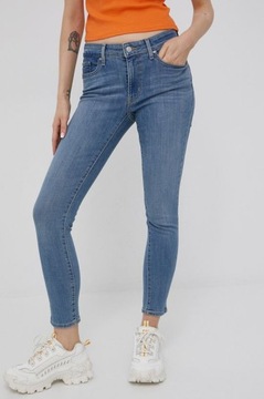 Levi Strauss 711 skinny spodnie jeansowe W25L30