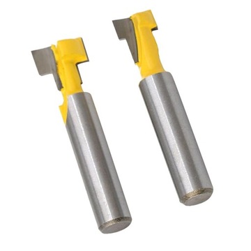 2 szt. T Slot Router Bit 8mm Shank Carbide 1/2 