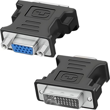 ADAPTER PRZEJŚCIÓWKA D-SUB VGA DO DVI-I KONWERTER