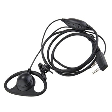 2 Pin PTT Два наушника гарнитуры MIC совместимы с Baofeng
