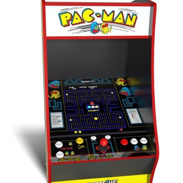 Аркадная консоль в стиле ретро, ​​большая стоячая PacMan PAC-MAN, Wi-Fi, 17 дюймов, 14 игр