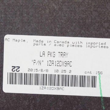 DODGE CHALLENGER COUPE ZADNÍ PANEL POLIČKA