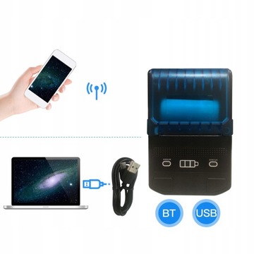 TERMICZNA DRUKARKA ETYKIET 58mm USB BT