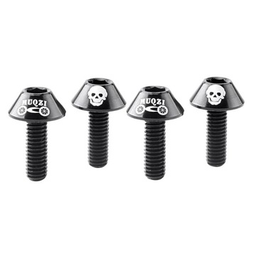 4x koszyk na bidon ze stopu aluminium, w kolorze c