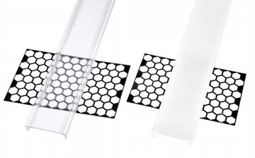 Profil LED Aluminiowy Natynkowy 2m z Kloszem