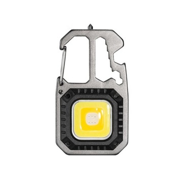 MINI LATARKA MOCNA USB-C MULTITOOL BRELOK
