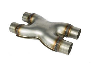 X-пайп для выхлопной трубы диаметром 2,25 дюйма, диаметром 57 мм по технологии RBS.