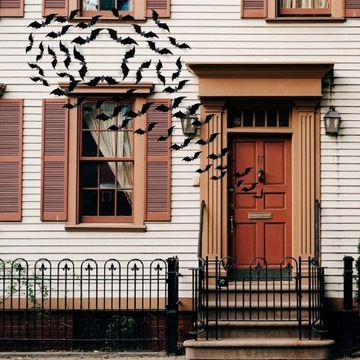 УКРАШЕНИЯ ДЛЯ ХЭЛЛОУИНА 3D НАКЛЕЙКИ С ЛЕТУЙ ЛЕТОЙ ЛЕТОЙ 70 ШТ.