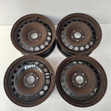 4× DISK OCELOVÝ OPEL 6.5" X 15" 5X110 ET 35