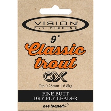 Przypon muchowy koniczny Classic Trout Leader VCL
