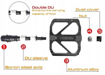 ВЕЛОСИПЕДНЫЕ ПЕДАЛИ ПЛАТФОРМА, ЛЕГКИЙ АЛЮМИНИЕВЫЙ MTB BMX, ПРОЧНЫЙ МЕТАЛЛ